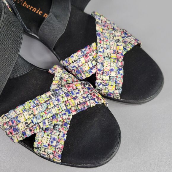 Bernie Mev Womens Splash Lisa Sandal Crisscross Elastic Strap Multicolor Size 38 - Picture 11 of 12